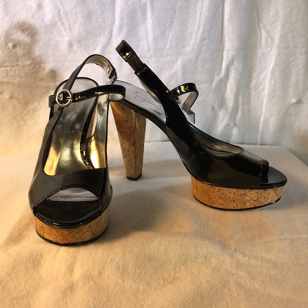 Jessica Simpson high heels platform pump sandals